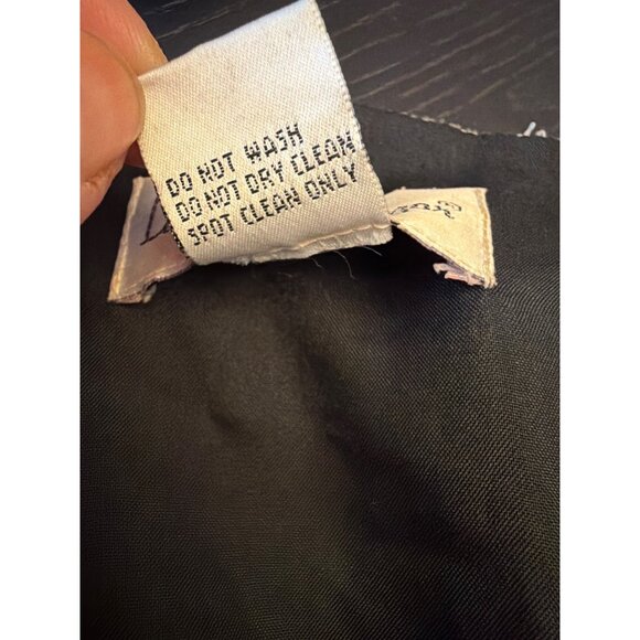 Lawrence Kozar Beaded Silk Evening Jacket Black Gold Metallic Embellished XL - Picture 4 of 7